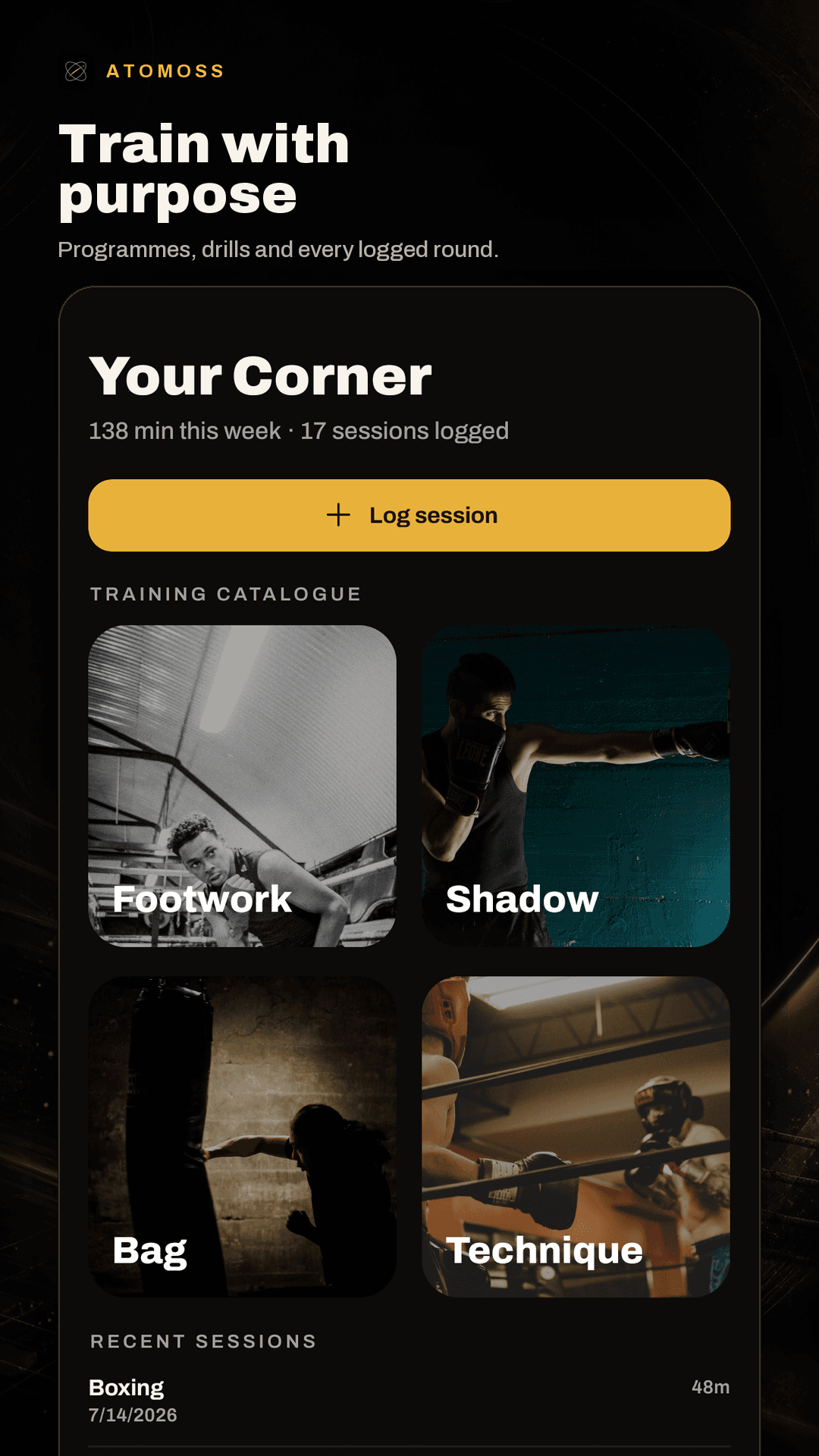 Atomoss mobile training catalogue